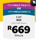 Cat S52 LTE/HD Voice-On MTN Mega Talk XS Or MTN Mega Gigs XS