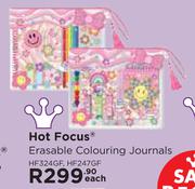 Hot Focus Erasable Colouring Journals HF324GF/HF247GF-Each