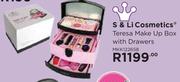 S & Li Cosmetic Teresa Make Up Box With Drawers MKK122658