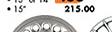 15" Wheel Covers-Set Of 4
