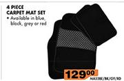 4-Piece Carpet Mat Set