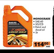 Monograde SAE-40-5Ltr