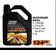 Multigrade Diesel 15W-40-5Ltr