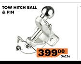 Tow Hitch Ball & Pin GA216