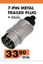 7-Pin Metal Trailer Male Plug