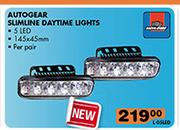 Autogear 5 LED 145x45mm Slimline Daytime Lights-Per Pair