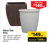 Nikie/Toti Pots-Each