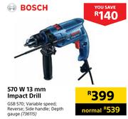 Bosch 570W 13mm Impact Drill