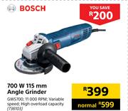 Bosch 700W 115mm Angle Grinder