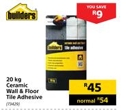 Builders Ceramic Wall & Floor Tile Adhesive-20Kg