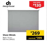Design House Sheer Blinds