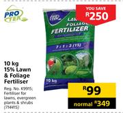 Protek 15% Lawn & Foliage Fertiliser-10Kg