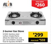 Alva 2-Burner Gas Stove GCS04 457807