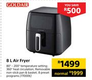 Goldair 8Ltr Air Fryer 770006