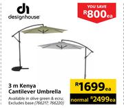 Designhouse Kenya Cantilever Umbrella 766217, 766220-Each