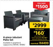 Jabulani 4-Piece Patio Set 781978, 781981