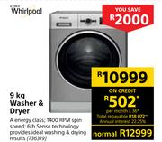 Whirlpool 9Kg Washer & Dryer 736319