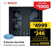 Bosch 4 Burner Gas Hob PPP6A6B20