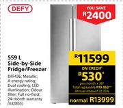 Defy 550Ltr Side-By-Side Fridge/Freezer DFF436