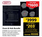 Defy Oven & Hob Bundle DCB838