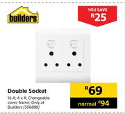 Builders Double Socket 596888