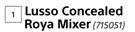 Lusso Concealed Roya Mixer 715051