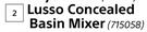 Lusso Concealed Basin Mixer 715058