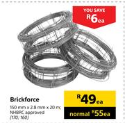 Brickforce 170, 160-150mm X 2.8m X 20m Each