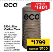 Eco 950Ltr Slim Verticle Tank 611115