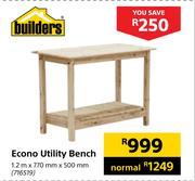 Builders Econo Utility Bench 1.2m X 770mm X 500mm 716519