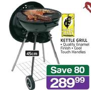 Bush Baby Charcoal Kettle Grill 45cm offer at Checkers