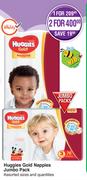 Huggies Gold Nappies Jumbo Pack-For 2