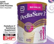 Pedia Sure 3+ Nutritional Supplement Assorted-1.6Kg