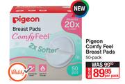  Pigeon Comfy Feel Breast Pads 50 Pack-Per Pack