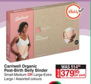 Carriwell Organic Post Birth Belly Binder (Assorted Colours)-Per Pack