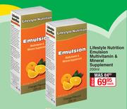 Lifestyle Nutrition Emulsion Multivitamin & Mineral Supplement-200ml Each