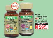Dis-Chem Gold Yummy Vites Or Vita C 60 Chew Tablets-Each
