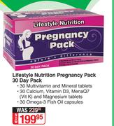 Lifestyle Nutrition Pregnancy Pack-30 Day Pack