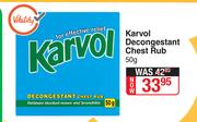 Karvol Decongestant Chest Rub-50g