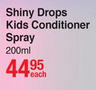 Johnson's Shiny Drops Kids Conditioner Spray-200ml Each
