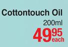 Johnson's Baby Cottontouch Oil-200ml Each