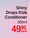 Johnson's Shiny Drops Kids Conditioner-300ml Each