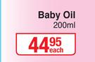  Purity Elizabeth Anne's Baby Oil-200ml Each