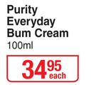 Purity Everyday Bum Cream-100ml Each