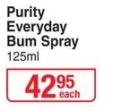 Purity Everyday Bum Spray-125ml Each