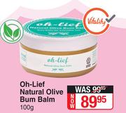 Oh-Lief Natural Olive Bum Balm-100g