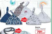 Beanie 2 Pack Assorted-Per Pack