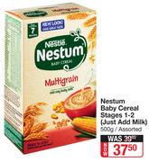 Nestle Nestum Baby Cereal Stages 1-2 (Just Add Milk) Assorted-500g