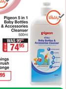 Pigeon 5 In 1 Baby Bottles & Accessories Cleanser-500ml