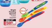 Nuby Bright Feeding Spoons Assorted (3 Pack)-Per Pack
